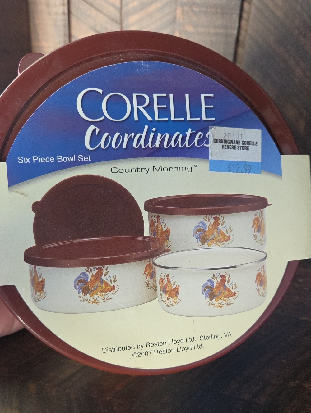 RARE Vintage Corelle Country Morning Bowl Set
